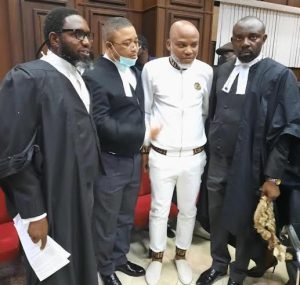 Nnamdi Kanu and lawyers