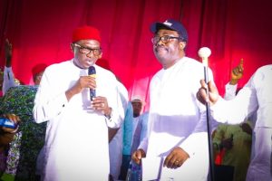 Senator Andy Uba (L)
