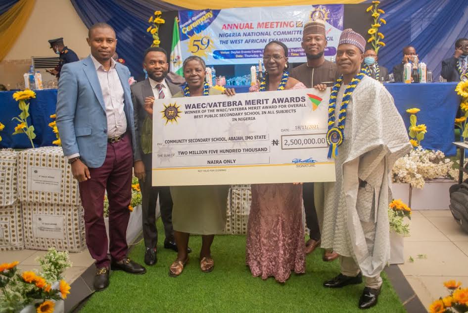 VATEBRA partners WAEC to reward best candidates, schools in WASSCE 2020
