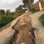 A failed portion of the Old Adia-Abo Road, Ikot Omin, Calabar Municipality in Cross River State