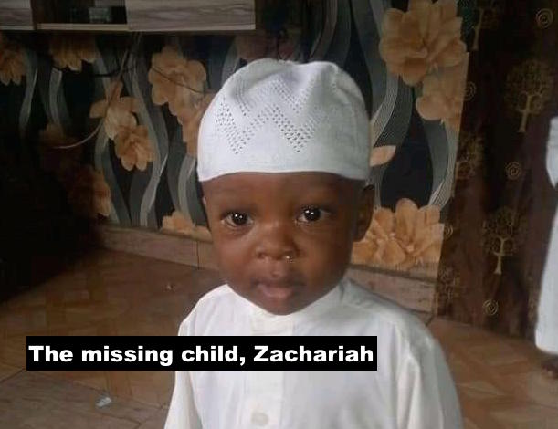 The missing child, Zachariah