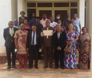 Some of the participants after courtesy call to UNN VC