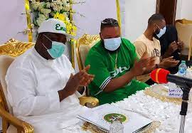 Gov. Ugwuanyi honours BBN winner, Whitemoney
