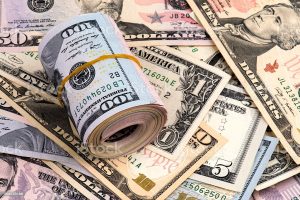 Close-up of American Dollars.
