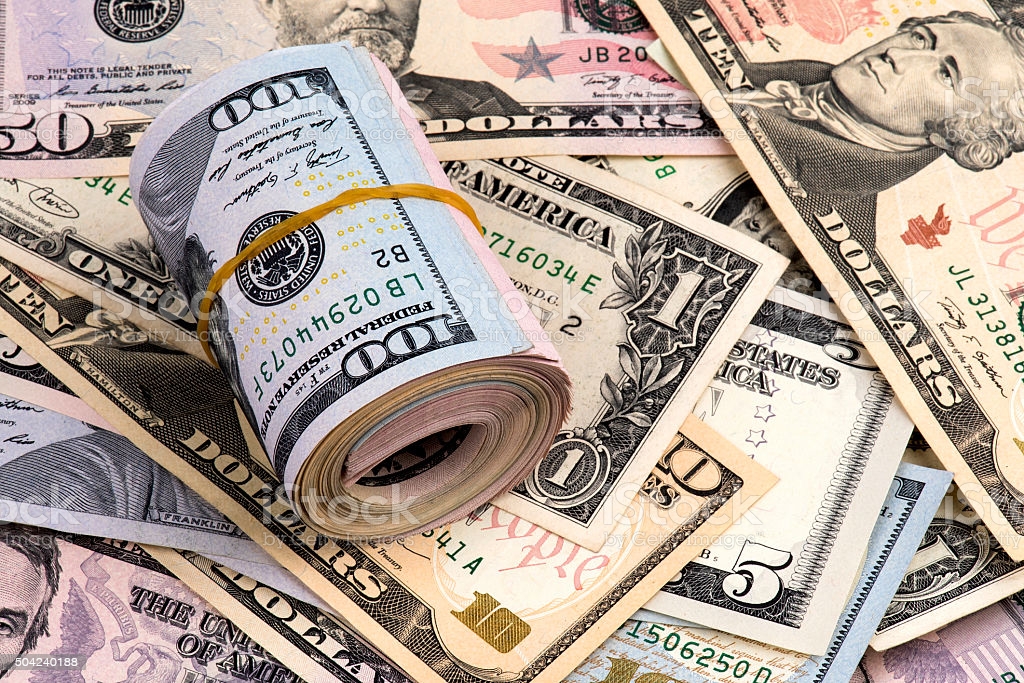 Close-up of American Dollars.