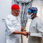 Orji Uzor Kalu (L), Bola Ahmed Tinubu (R)