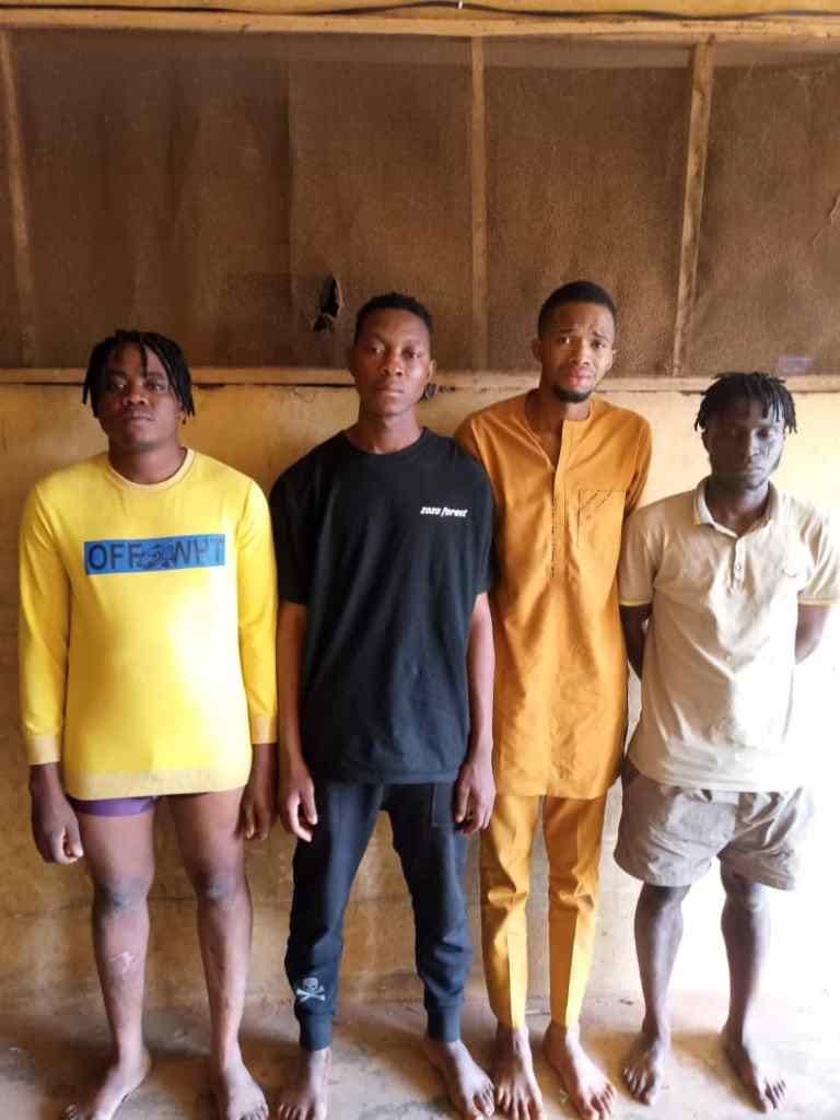 Ogun: 4 internet fraudsters nabbed for ritual murder