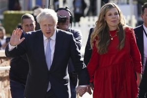 UK Prime Minister Boris Johnson and wife Carrie
