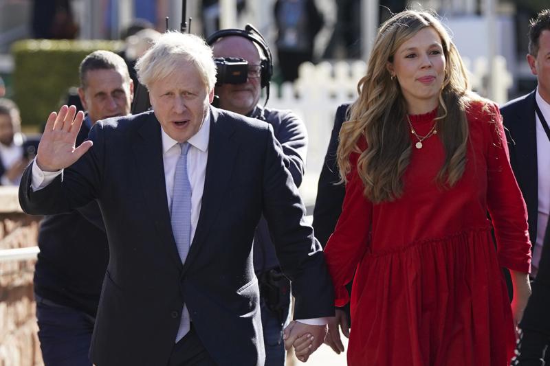 UK Prime Minister Boris Johnson and wife Carrie