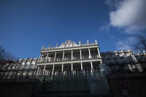 FILE – Palais Coburg, where closed-door nuclear talks take place in Vienna, Austria, Dec. 17, 2021. Iran is insisting that the United States and its allies promise to allow Tehran to export its crude as negotiations on restoring the tattered nuclear deal are to resume in Vienna. Iran’s foreign minister said on Monday, Dec. 27, 2021, that Tehran wants the upcoming round of talks to focus on achieving unfettered access to oil revenue. (AP Photo/Michael Gruber, File)