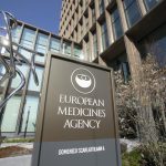 FILE – An exterior view of the European Medicines Agency, EMA, in Amsterdam’s business district, Netherlands, on April 20, 2021. The European Union’s drugs regulator was meeting Monday, Dec. 20, 2021 to consider giving the green light to a fifth COVID-19 vaccine for use in the 27-nation bloc by granting conditional marketing authorization to the two-dose vaccine made by U.S. biotech company Novavax. (AP Photo/Peter Dejong, File)