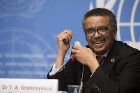 Director General, Tedros Ghebreyesus