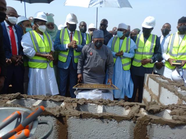 Minister-of-Health-Prof.-Osagie-Ehanire-performing-the-groundbreaking-of-the-AMCE-in-Abuja-on-Tuesday-Dec.-7-2021
