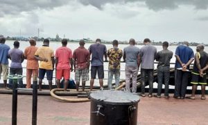 Nigerian Navy impounds vessel, arrest 22 suspects for crude oil theft