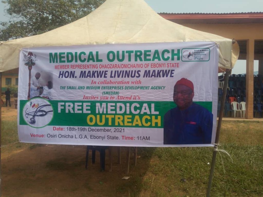 Ebonyi: 20,000 benefit from lawmaker’s medical outreach