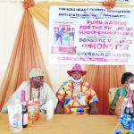 The author, Dr Olajuyin, 2nd left, at the event copy