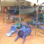 The venue of the meeting after the attack.