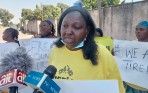 Women protest
