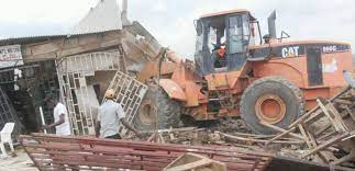 demolish illegal structures in Lugbe, Kukwaba