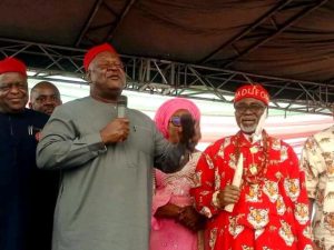 Anyim Pius Anyim (L), Enyinnaya Abaribe (R)