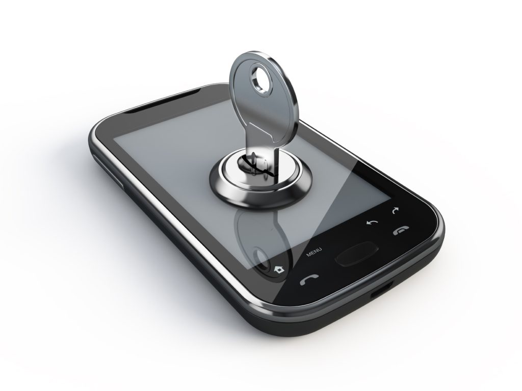 Phone with key