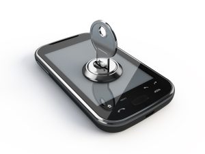 Phone with key