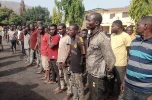 Police arraign 98 in court in connection with Ekiti PDP guber primary