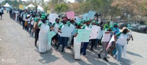 2023: Women hold solidarity walk Yahaya Bello