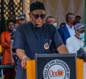 Ondo Governor Rotimi Akeredolu