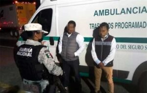 Fake ambulance with 28 migrants aboard found in Mexico