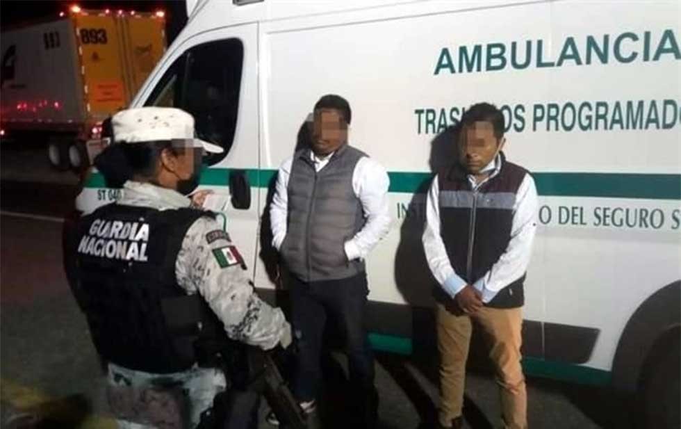 Fake ambulance with 28 migrants aboard found in Mexico