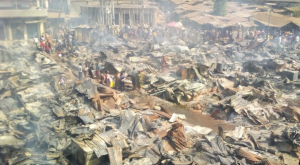 market fire