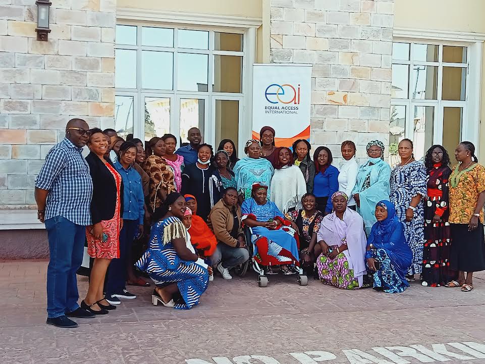 Gad Shamaki, training Plateau Women on security surveillance
