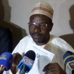 Prof Yahaya addressing journalists in Kaduna on Tuesday