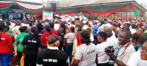 Cross-section of party supporters at PDP rally in Calabar