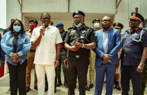 Deputy Governor Philip Shaibu, representing Edo Governor Godwin Obaseki