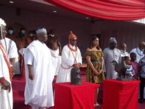 NBM of Africa, felicitates with Oba of Benin on return of artifacts