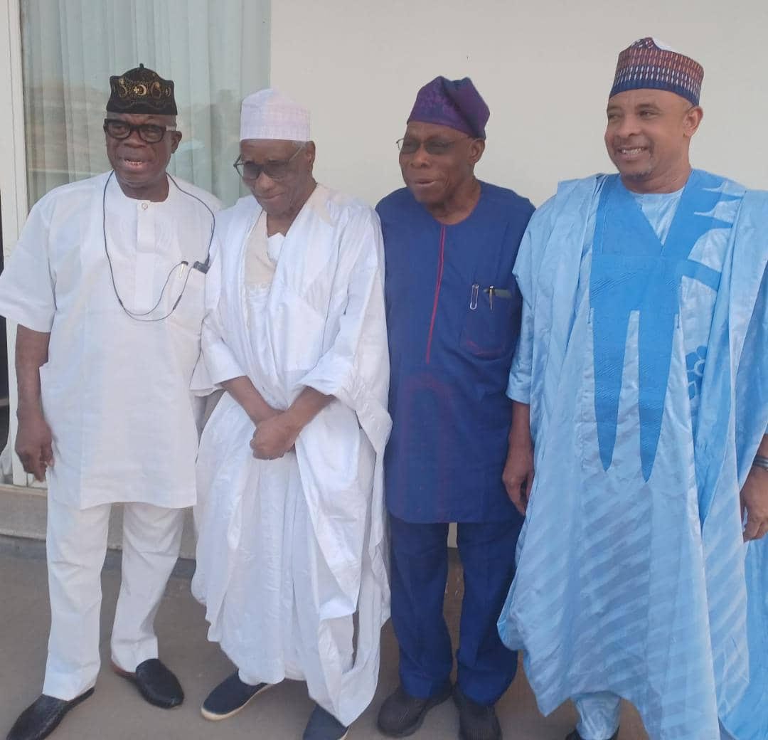 Road to 2023: NEF Convener, Ango Abdullahi meets Obasanjo