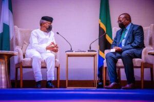 Vice President Yemi Osinbajo participates in a bilateral