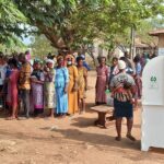 Voters-queue-to-vote-in-Akure.-INEC-Photo-