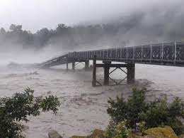 Wild weather hits western part of South Island in New Zealand