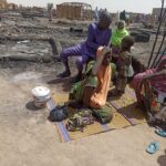 idp camp fire