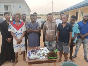 Delta: 15 suspected cultists arrested with hard drugs