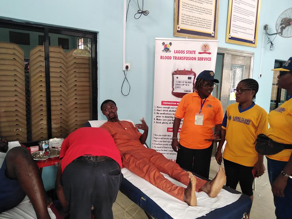Lions Club partners Lagos on annual target for blood donation