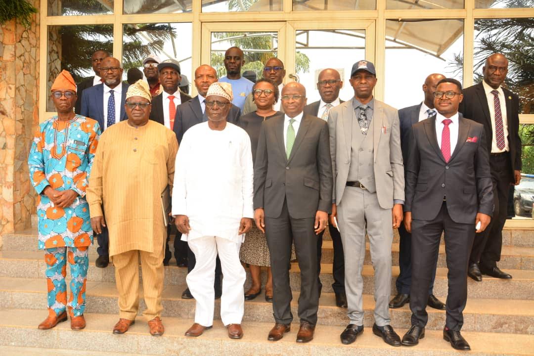 Ekiti Deputy Governor Bisi Egbeyemi, representative of CBN Governor Edward Adamu, EKSU Vice-Chancellor Prof Edward Olanipekun, and others