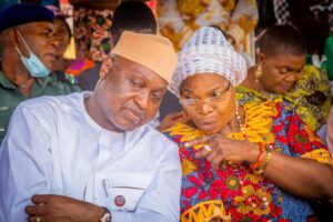 Ekiti APC governorship candidate Oyebanji and deputy Afuye