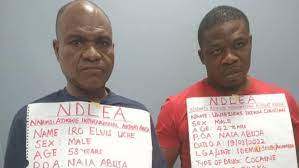 2 drug dealers excrete 165 wraps of cocaine in NDLEA custody