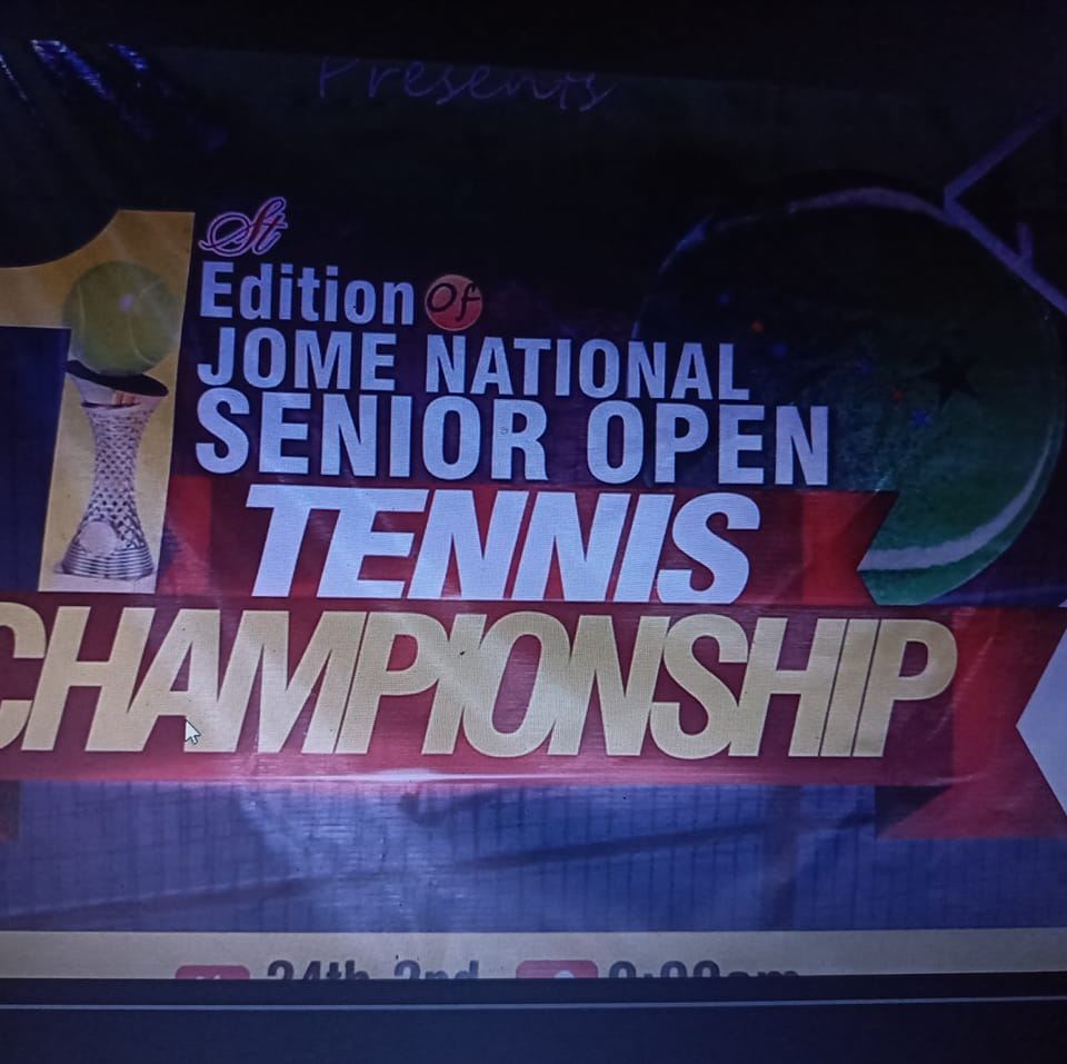 N7.32 million up for grabs at Jome National Open Tennis Championship in Benin