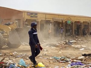 FCT Administration dismantles markets, buildings along airport road