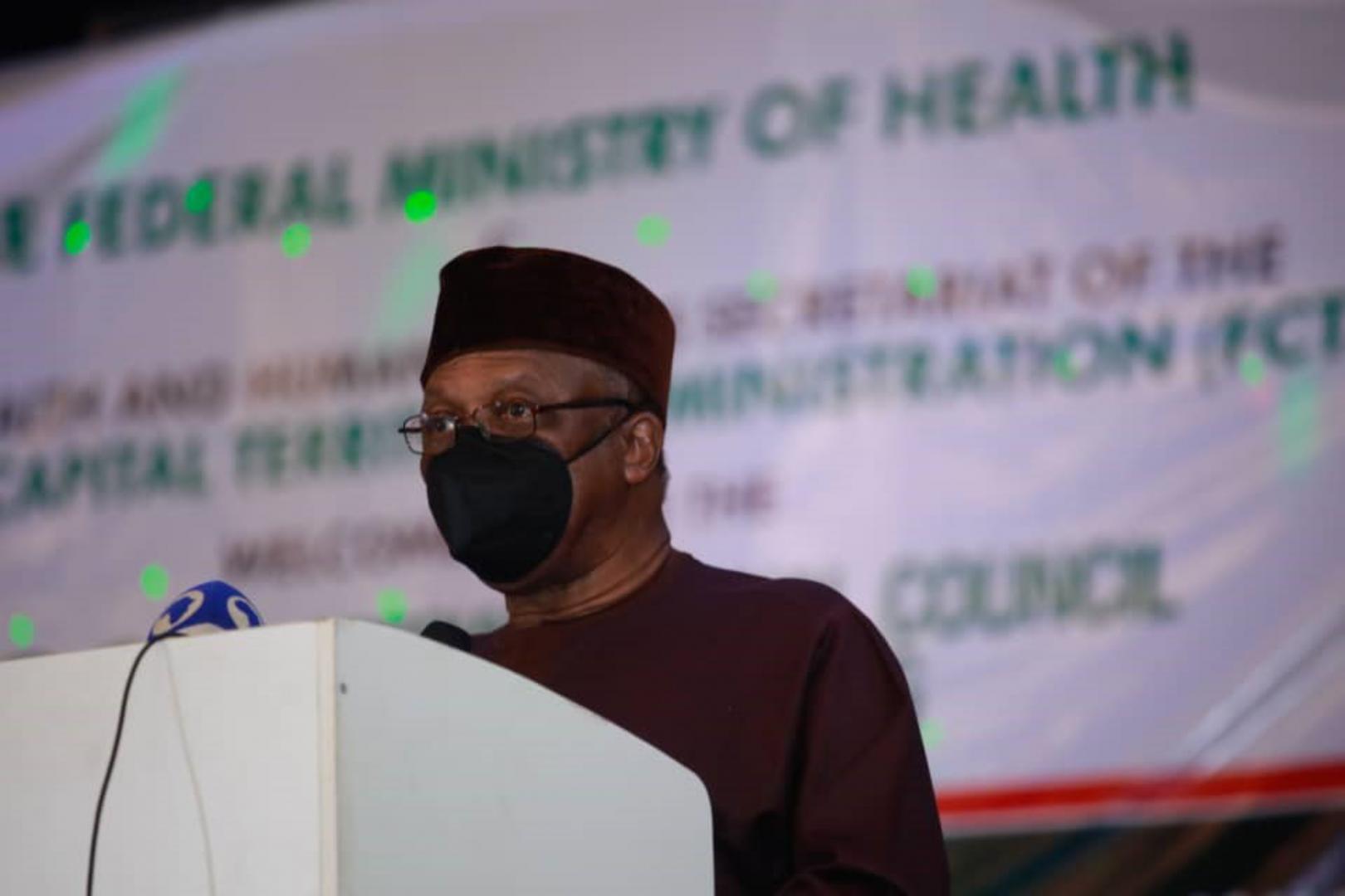 Minister of Health Dr Osagie Ehanire